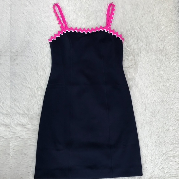 Lilly pulitzer Shellbee Dress True Navy - Picture 2 of 7